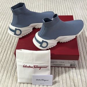 Salvatore Ferragamo Raquel high top sock sneakers